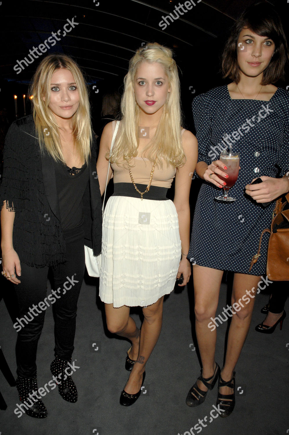 Ashley Olsen Peaches Geldof Alexa Chung Editorial Stock Photo Stock