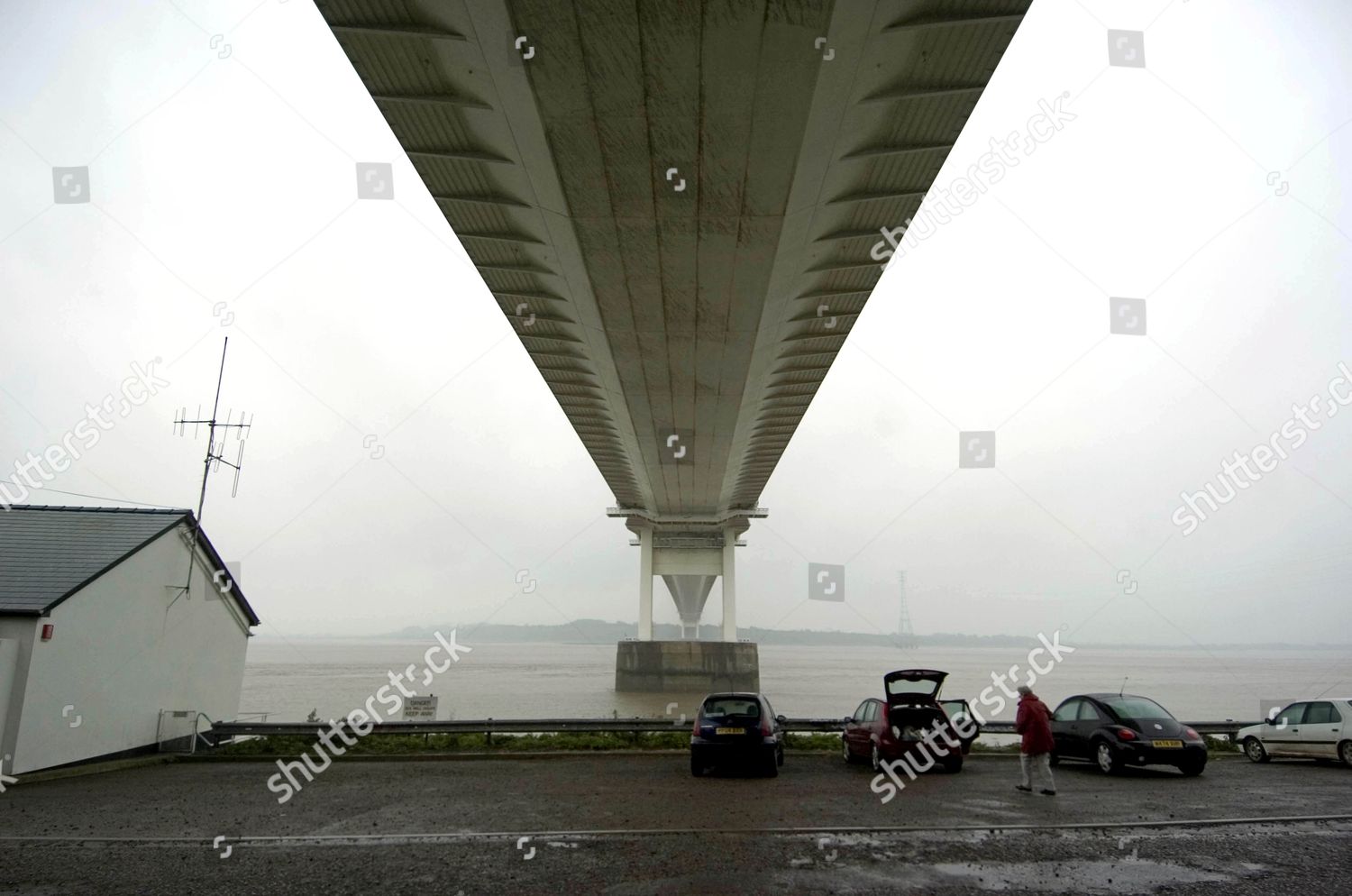 Car Park Underneath Old Severn Bridge Editorial Stock Photo Stock Image Shutterstock