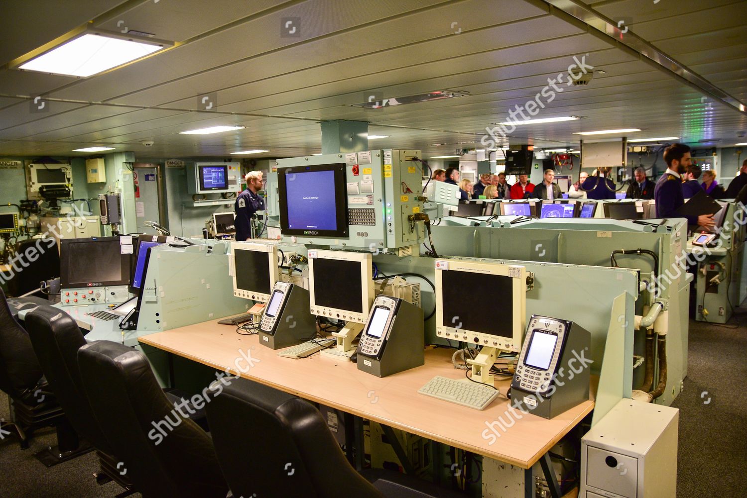 Operations Room Inside Hms Duncan Editorial Stock Photo Stock