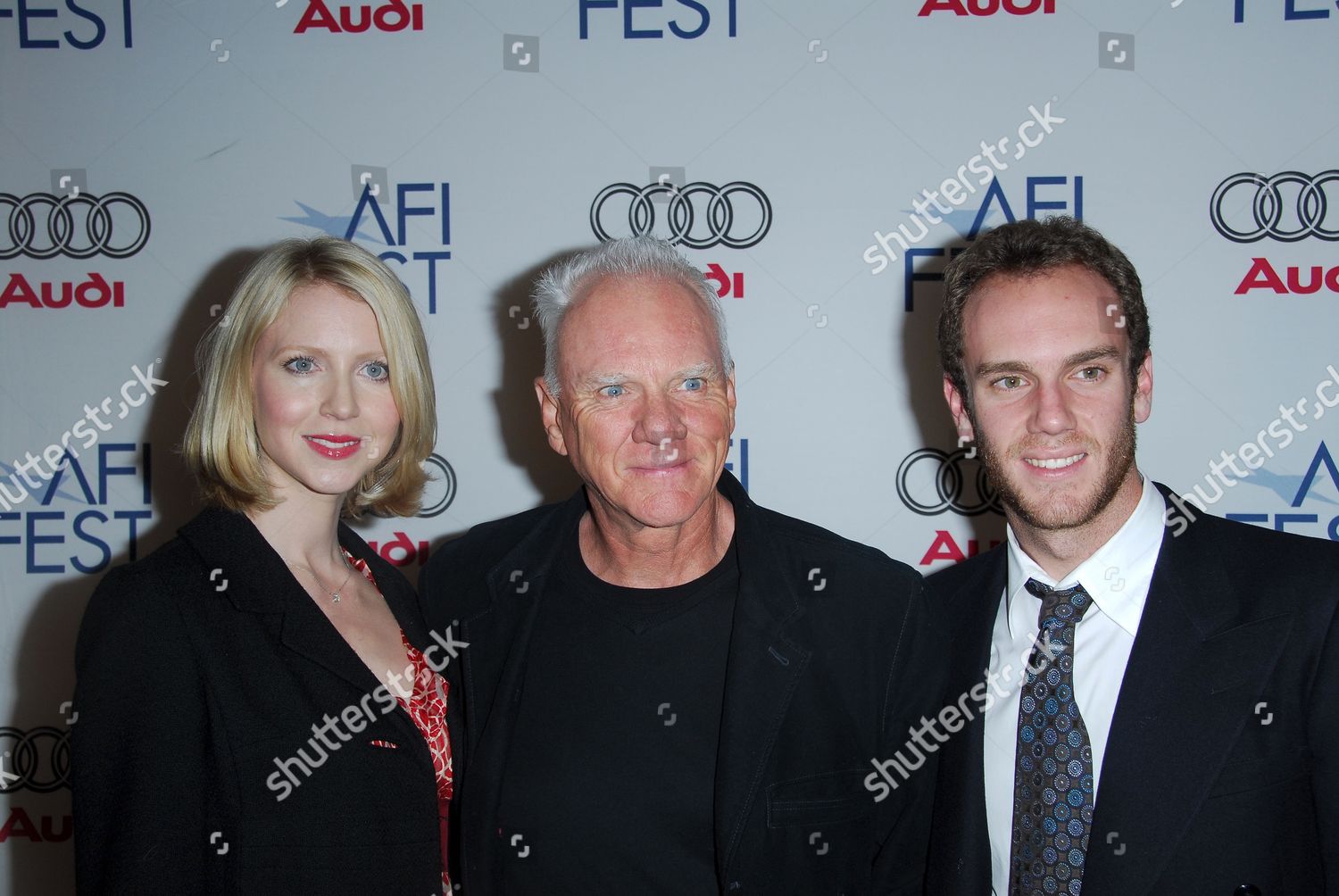 Malcolm Mcdowell Daughter Lilly Son Charlie Editorial Stock Photo ...