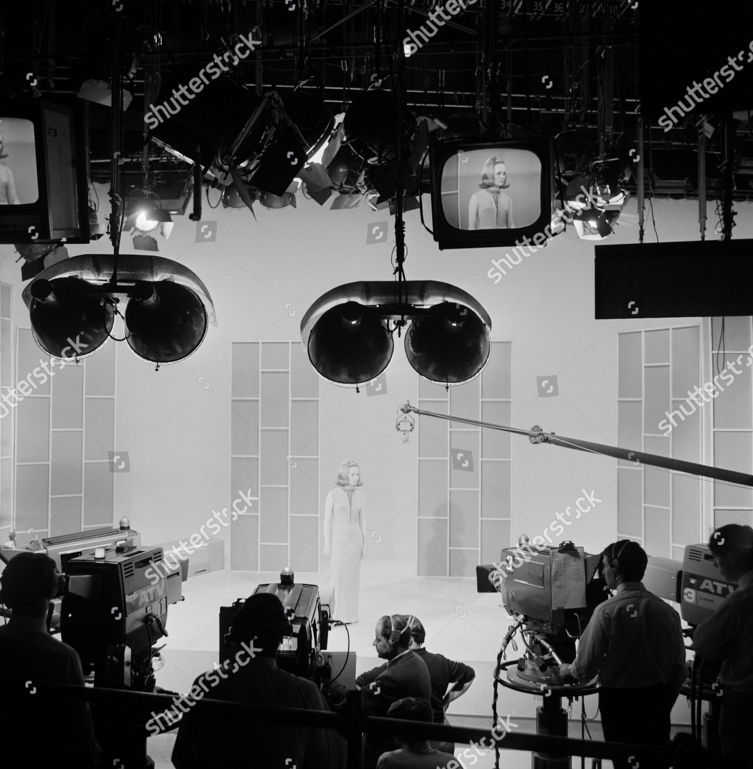 Millicent Martin Tv Studio Editorial Stock Photo Stock Image