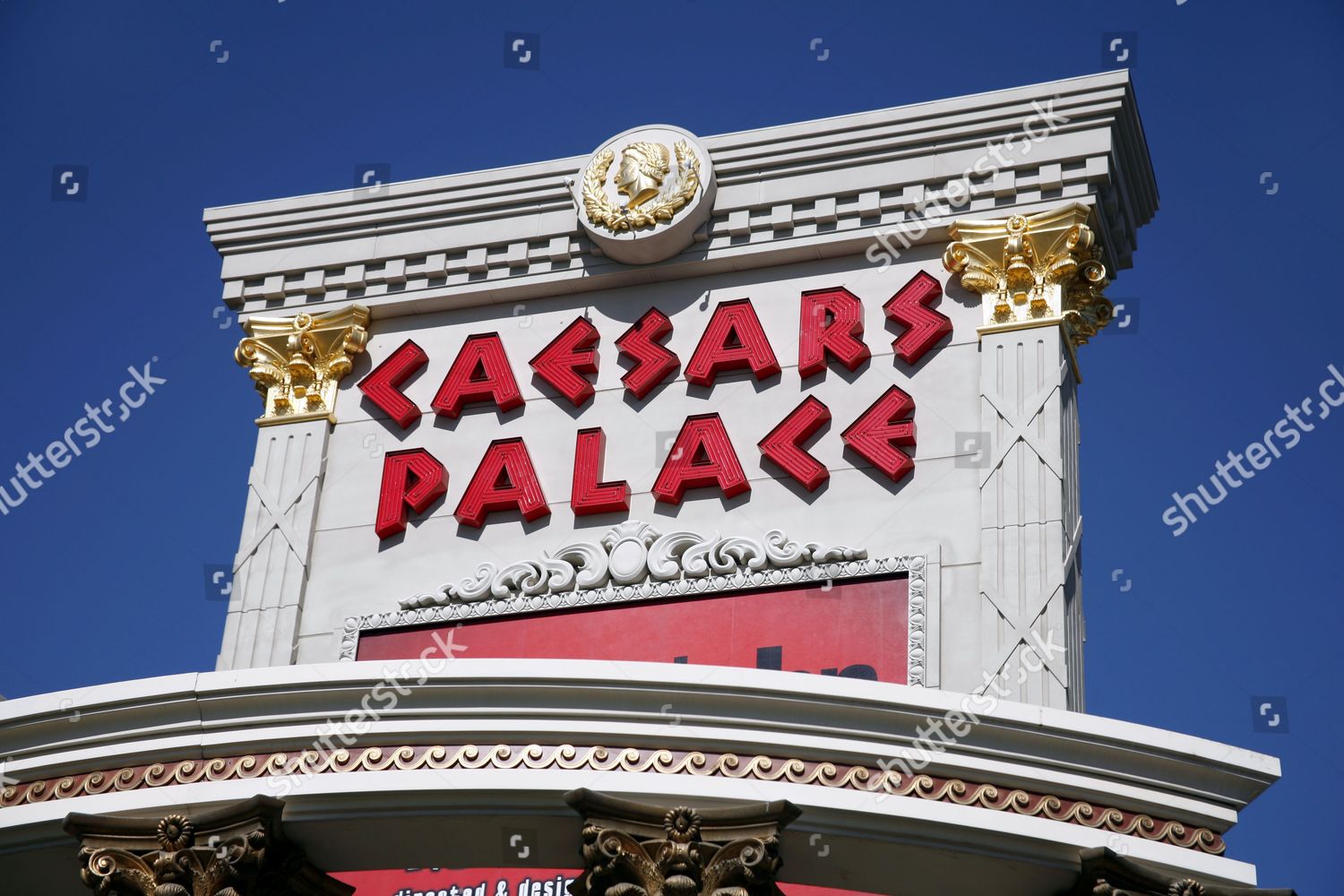 Caesars Palace Hotel Casino Sign Las Editorial Stock Photo - Stock ...