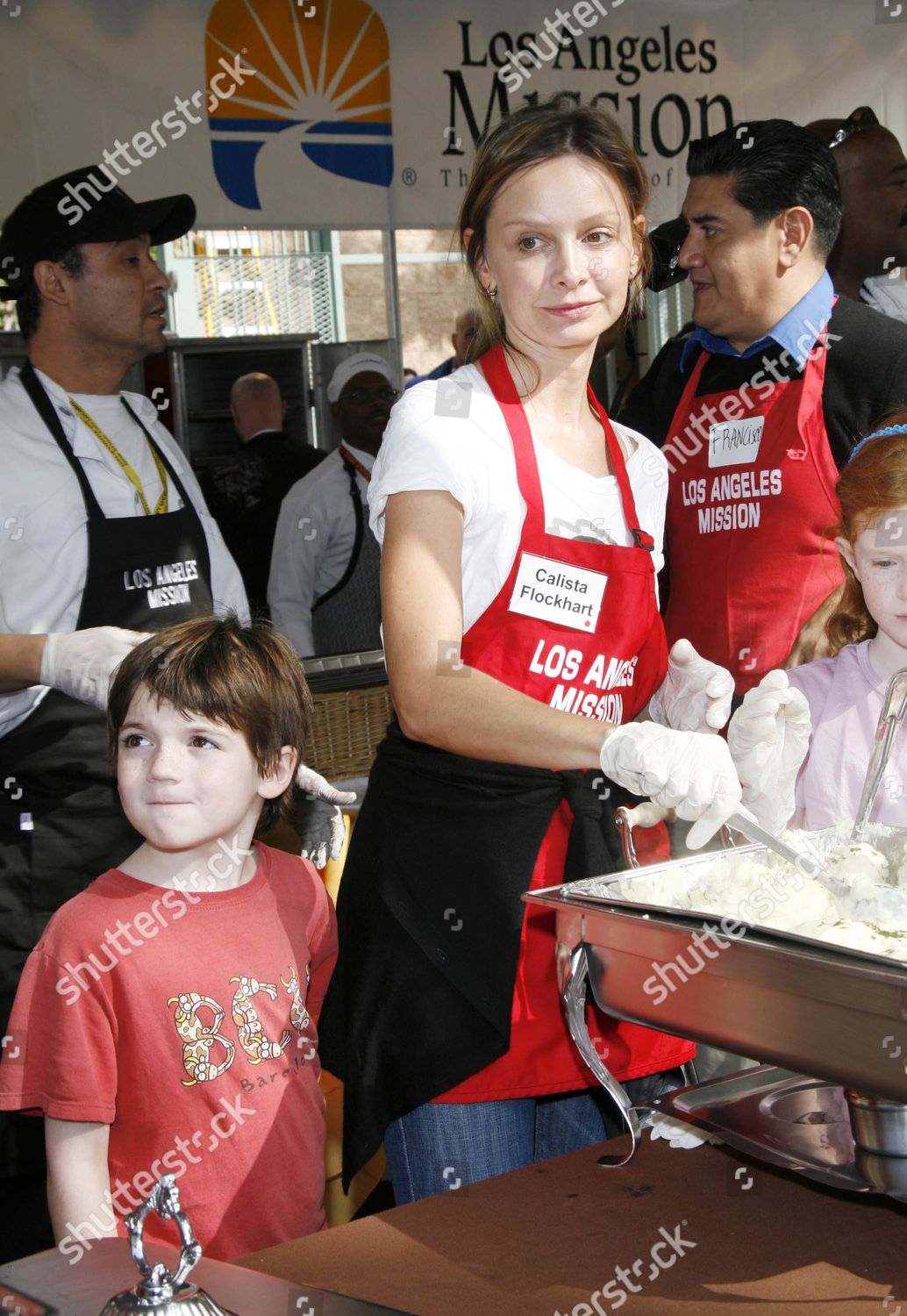 Calista Flockhart Son Liam Editorial Stock Photo - Stock Image