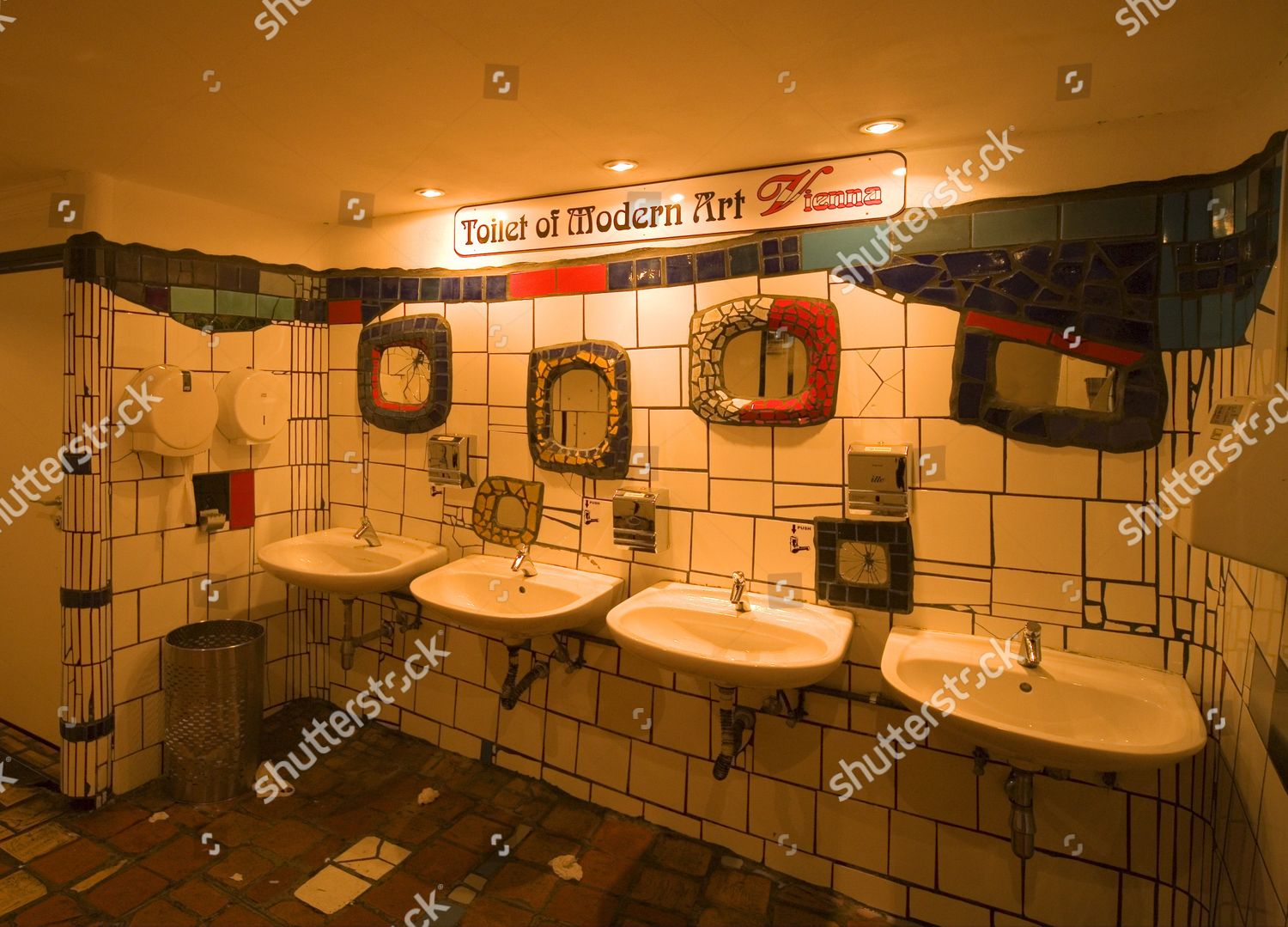 Modern Art Toilet Hundertwasser Style Editorial Stock Photo Stock