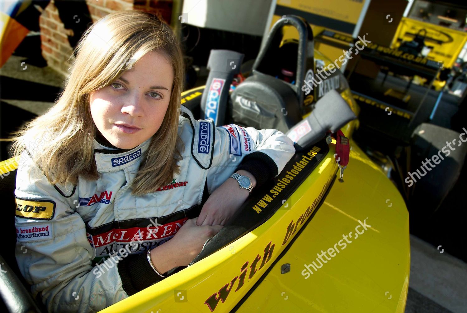Renault Racing Car Driver Susie Stoddart Editorial Stock Photo - Stock ...