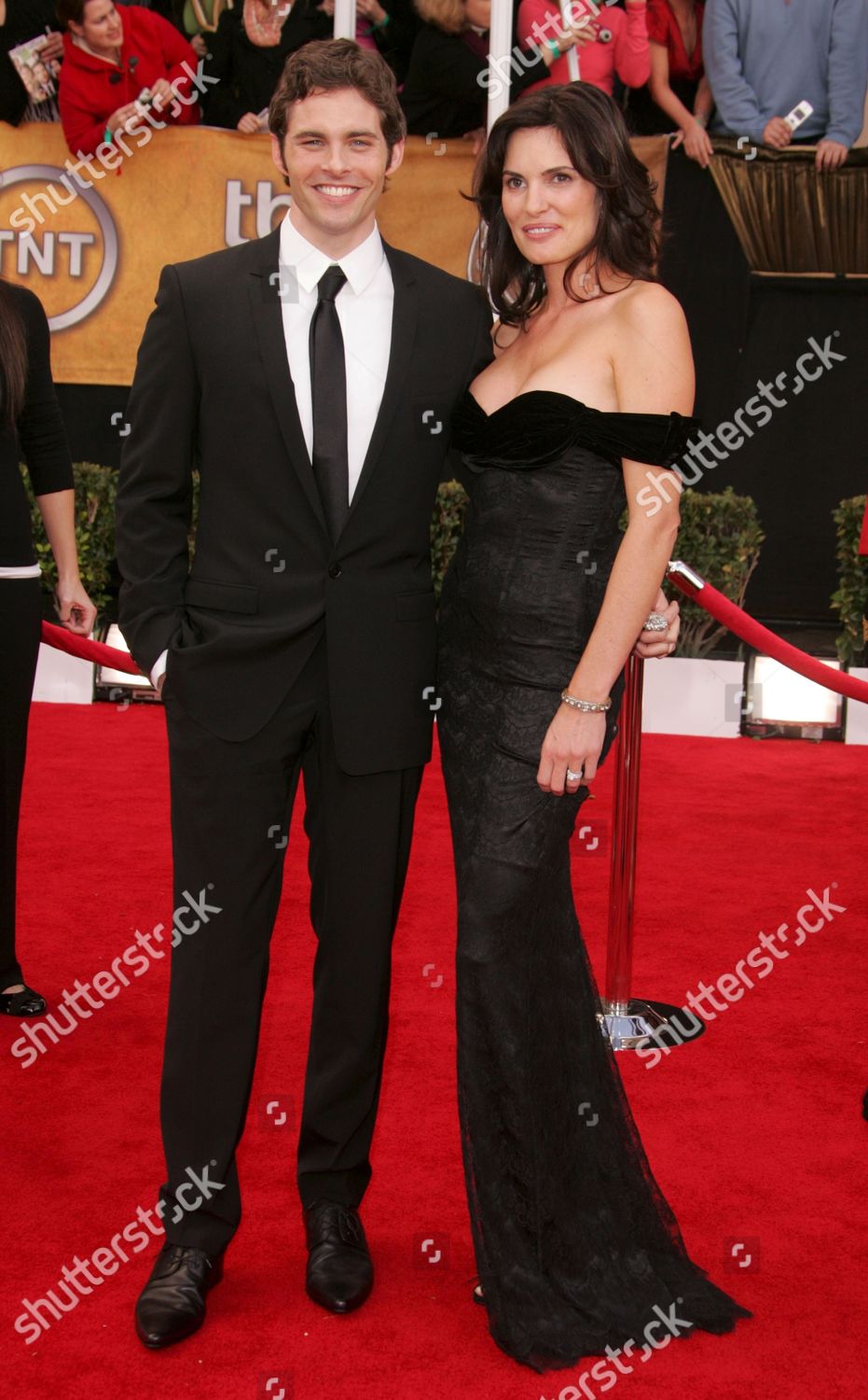 James Marsden Wife Lisa Linde Editorial Stock Photo Stock Image