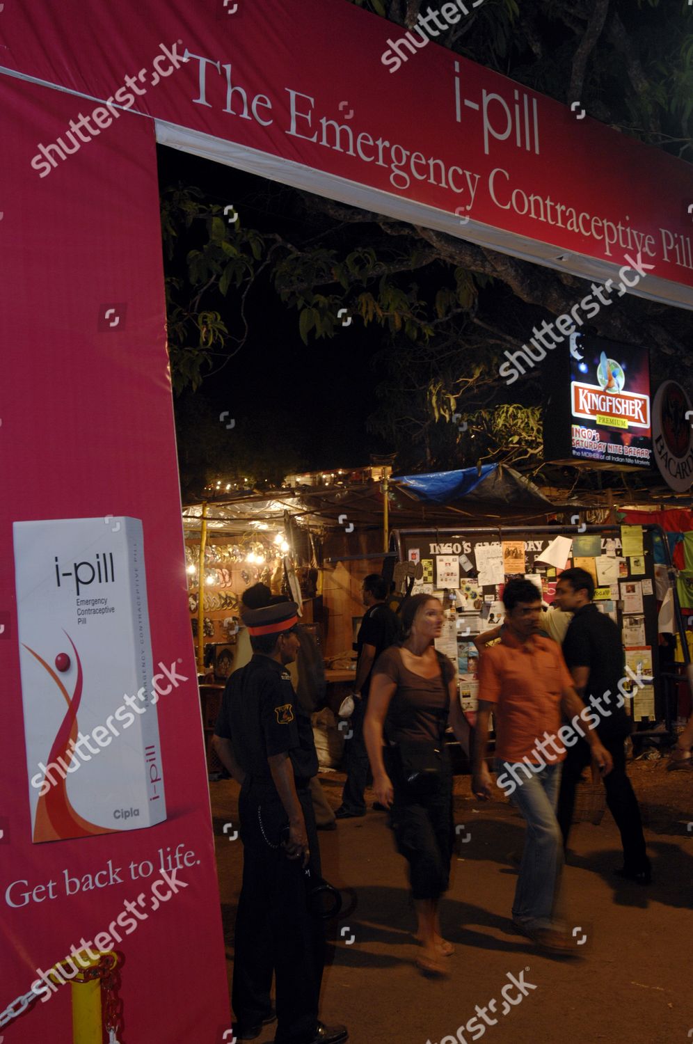 Advert Emergency Contraception Entrance Night Market Held Editorial Stock Photo Stock Image Shutterstock