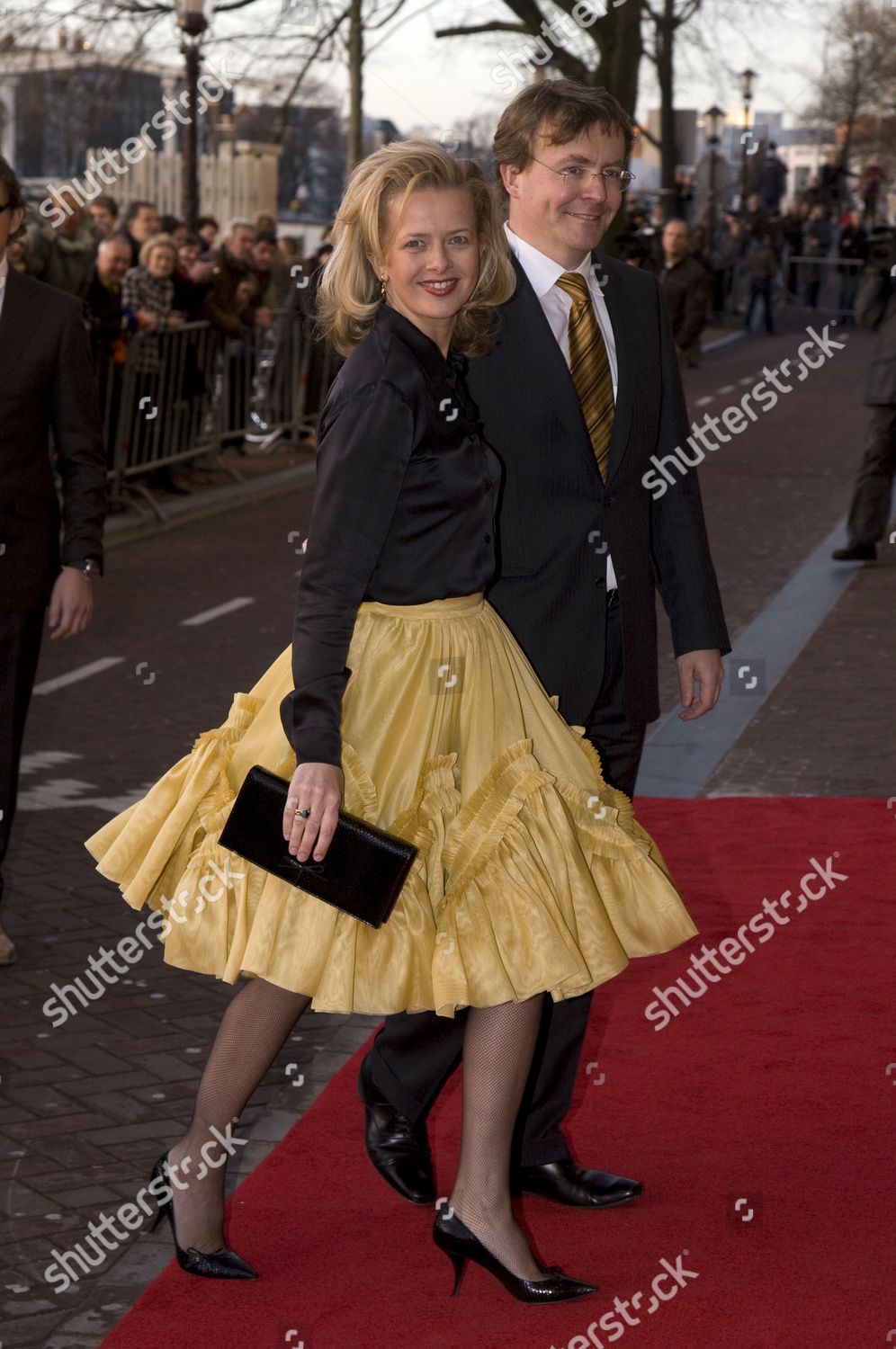 Queen Beatrix 70th birthday and Princess Margriet 65th birthday at the Royal Theatre, Amsterdam, Holland - 01 Feb 2008: стоковое фото