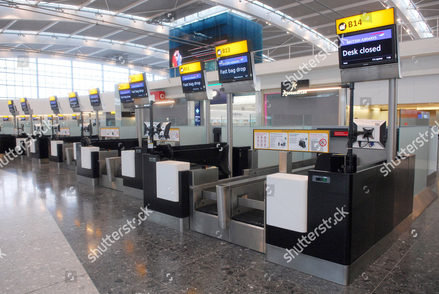 British Airways Checkin Desks Editorial Stock Photo Stock Image