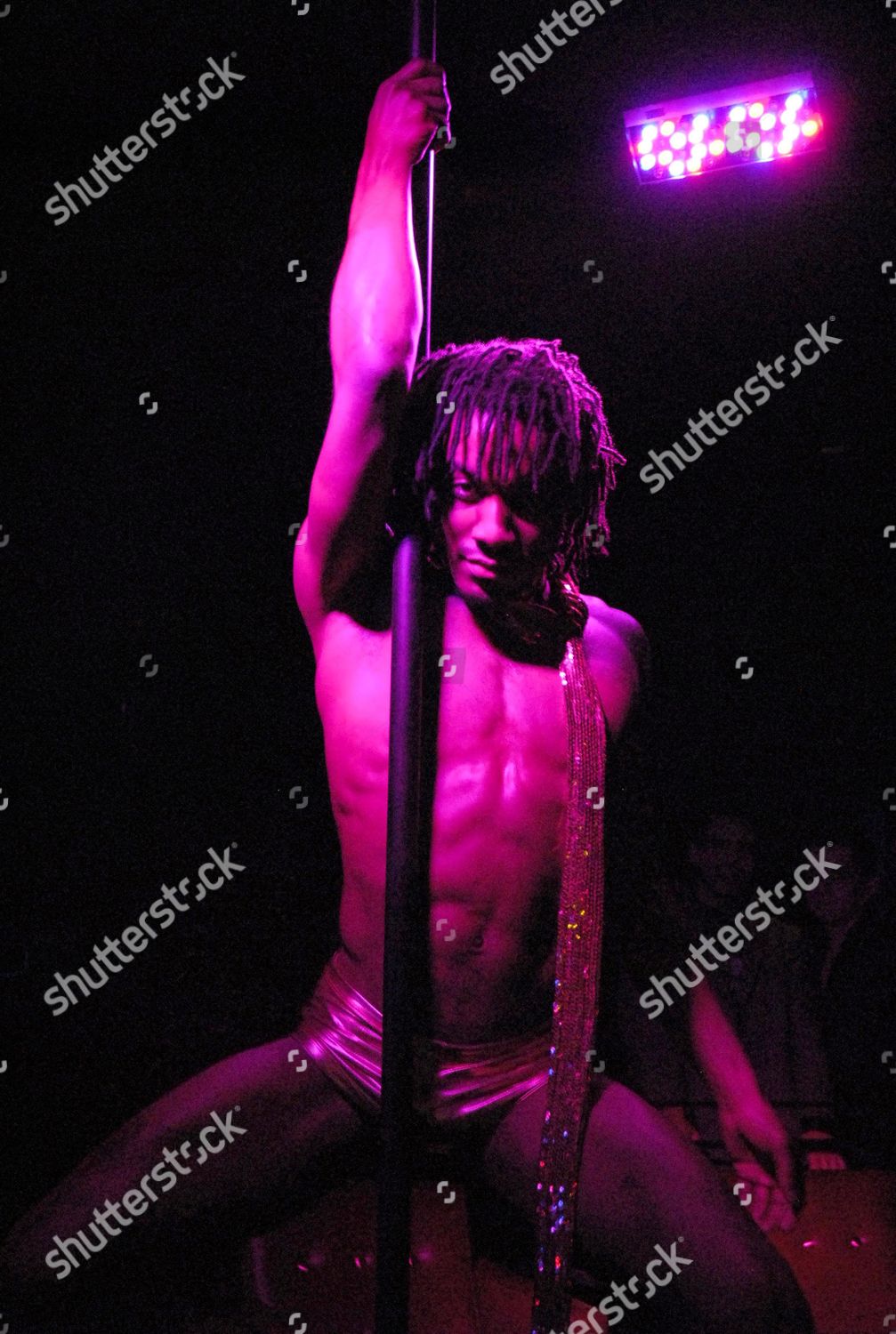 Stripper pole dancing nude