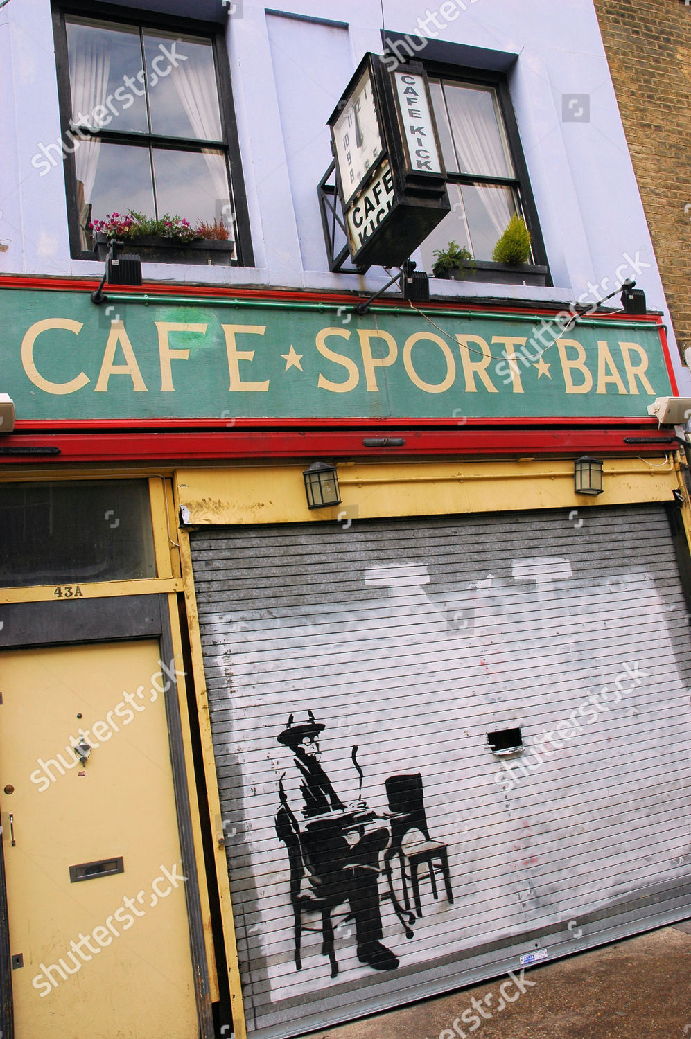 Mural Cafe Sport Bar Exmouth Market Editorial Stock Photo Stock Image