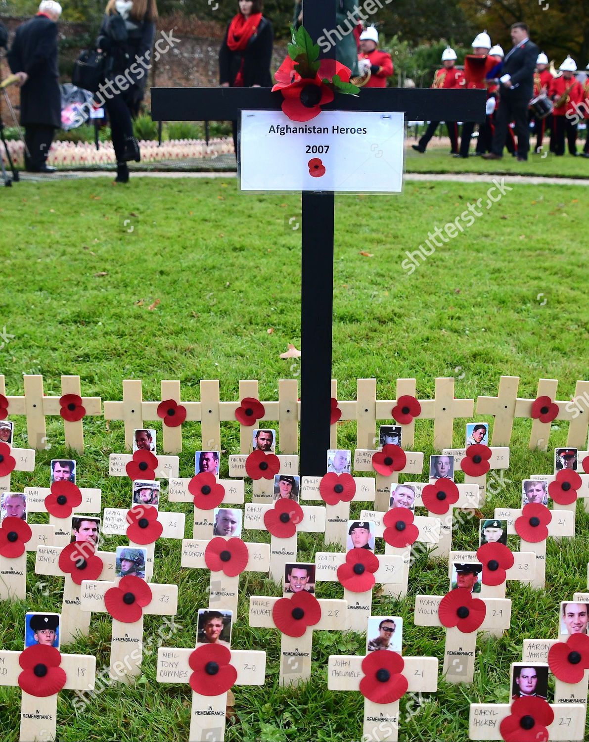 Royal Wootton Bassett Remembrance Garden Opening Editorial Stock Photo