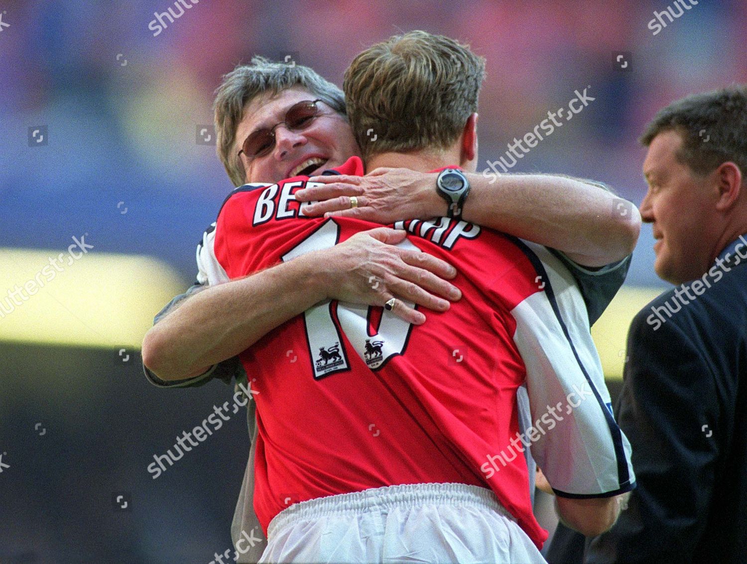 Pat Rice Arsenal Coach Congratulates Dennis Editorial Stock Photo ...