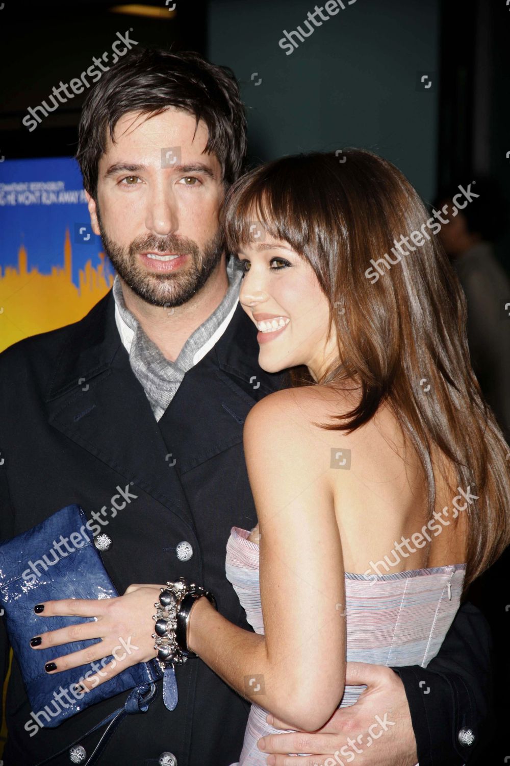 David Schwimmer Girlfriend Zoe Buckman Editorial Stock Photo Stock