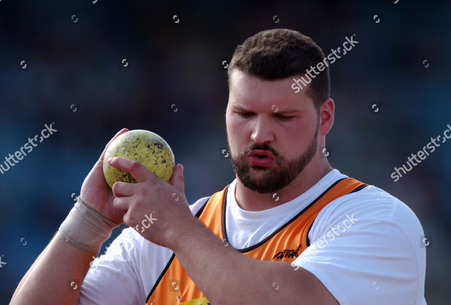 Carl Myerscough Shot Put Aaa World Editorial Stock Photo - Stock Image ...