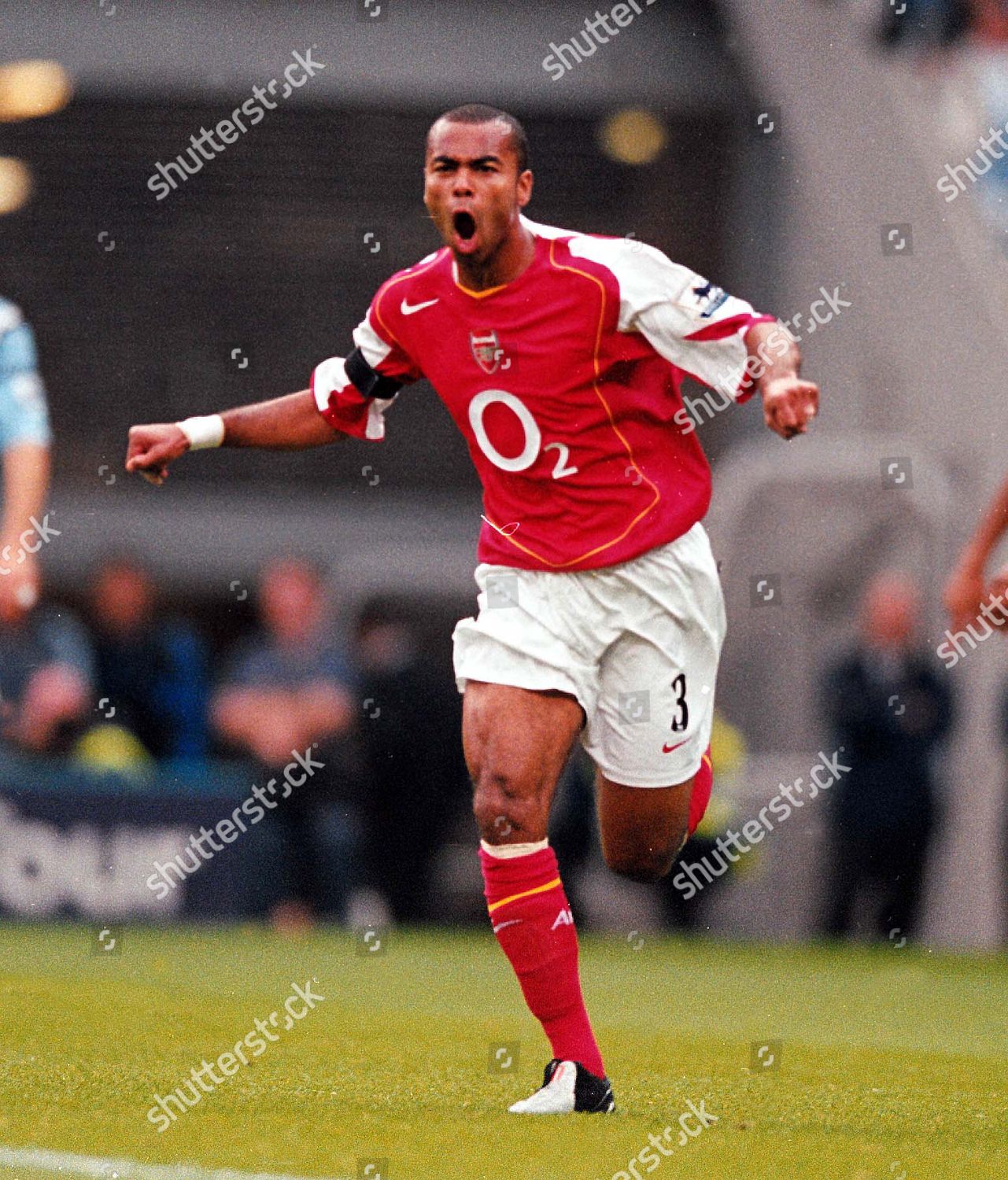 Ashley Cole Arsenal Celebrates His Goal Editorial Stock Photo Stock