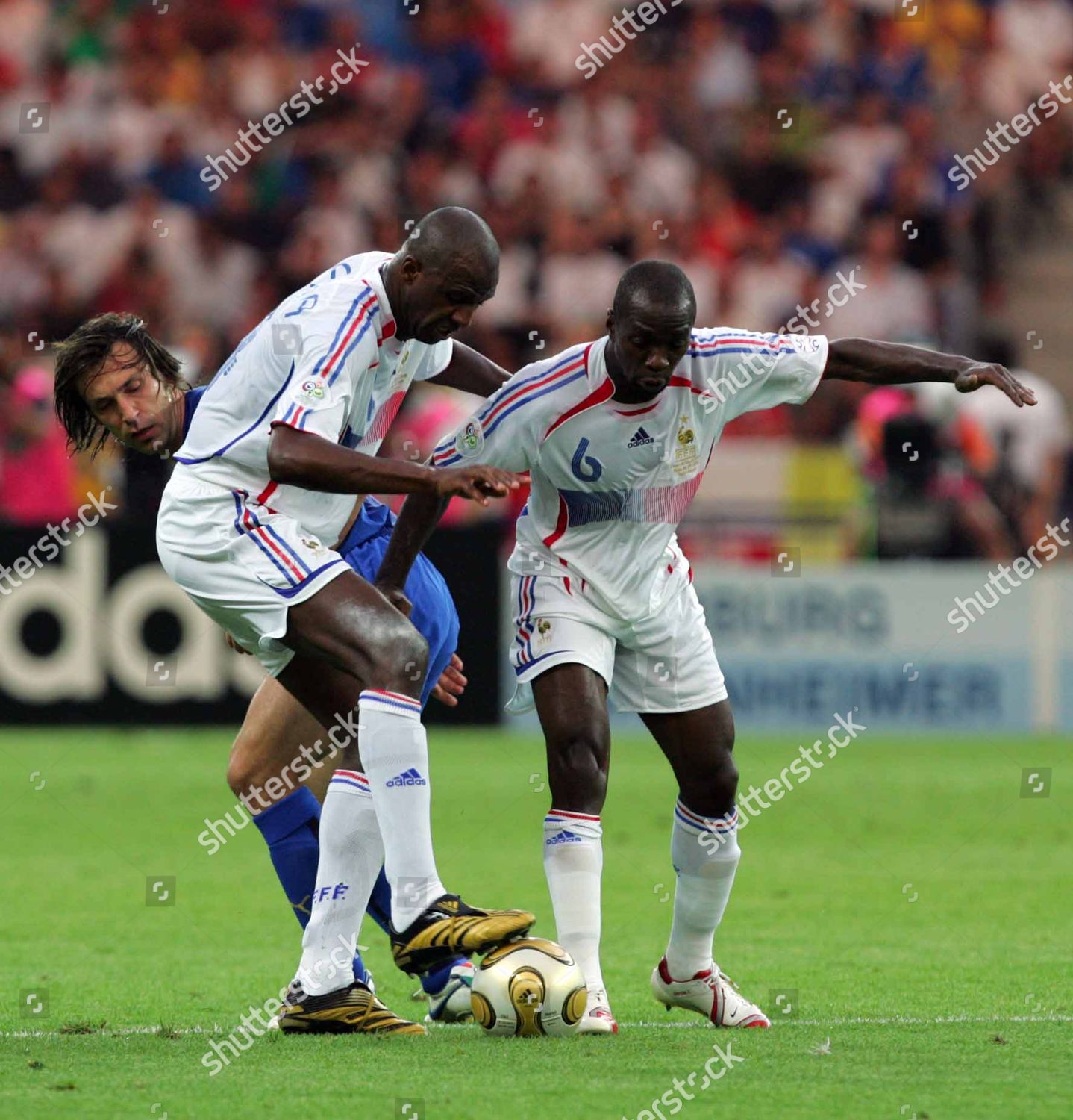 Patrick Vieira Clauda Makelele France France Italy Editorial Stock Photo Stock Image Shutterstock