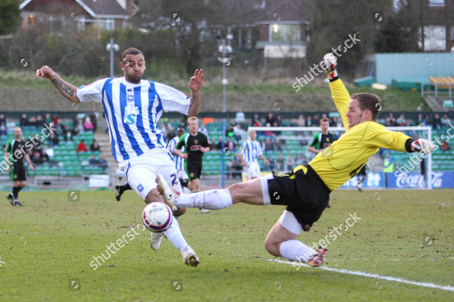 Yeovil Towns Canadian Goalkeeper Josh Wagenaar Editorial Stock Photo