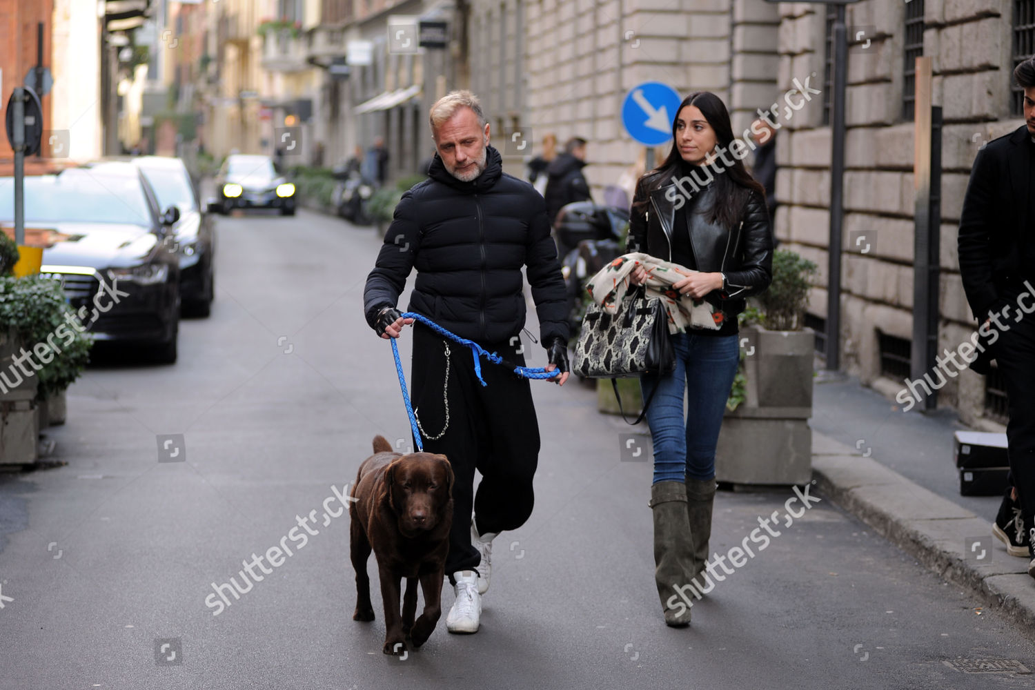 Gianluca Vacchi Girlfriend Gabriele Editorial Stock Photo