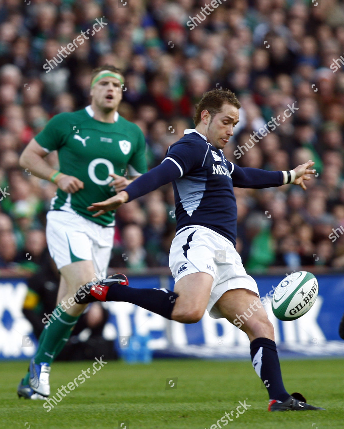 Rugby Dan Parks Scotland Glasgow Rbs Editorial Stock Photo - Stock ...