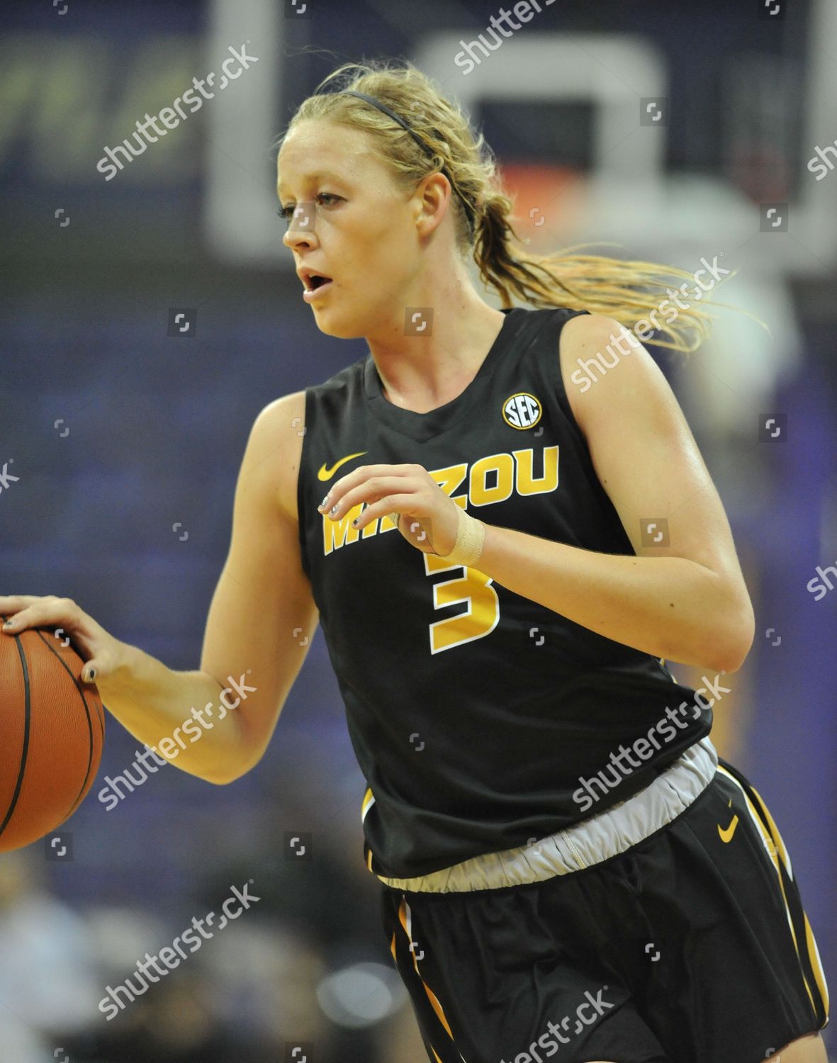 Mizzou Guard Sophie Cunningham 3 During Editorial Stock Photo - Stock ...