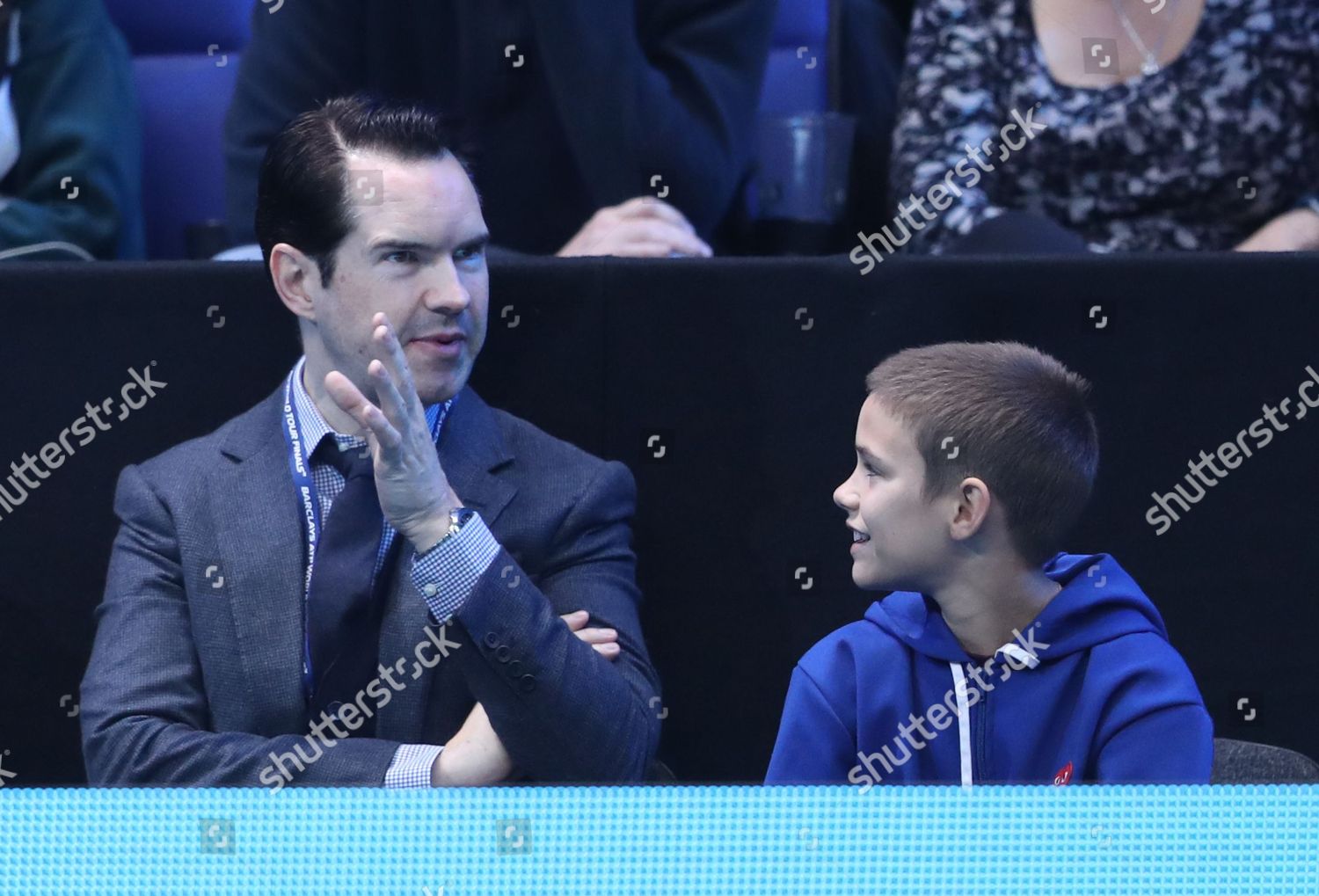 Comedian Jimmy Carr Makes Romeo Beckham Editorial Stock Photo Stock Image Shutterstock