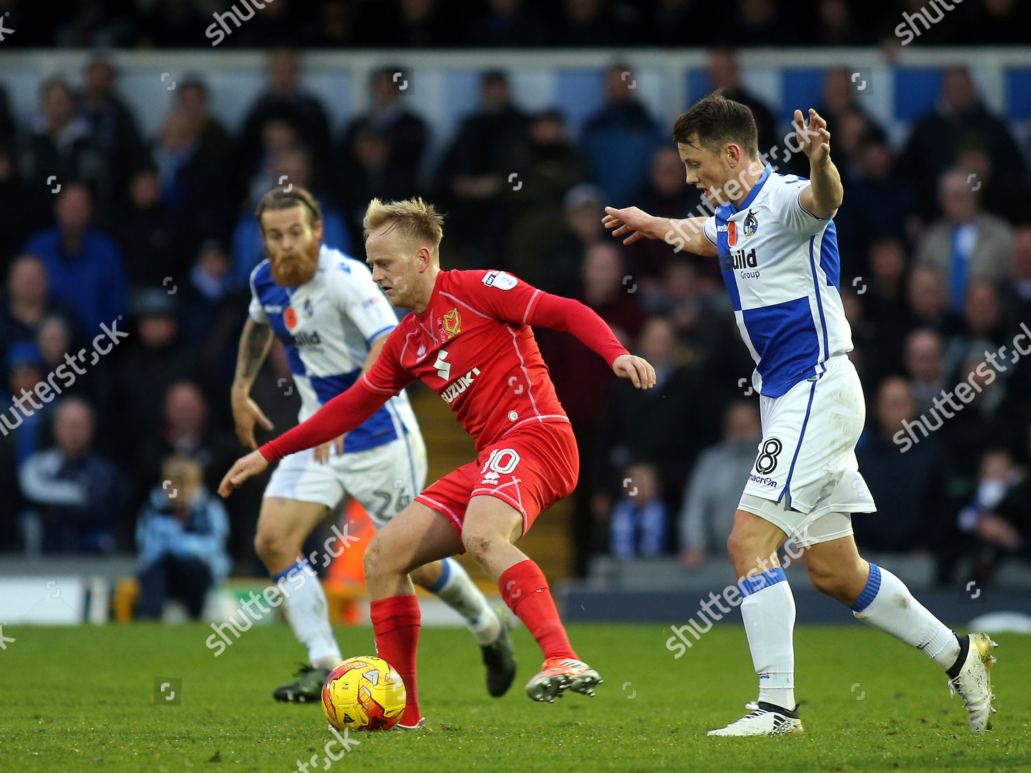 Ben Reeves Mk Dons Action During Editorial Stock Photo - Stock Image ...