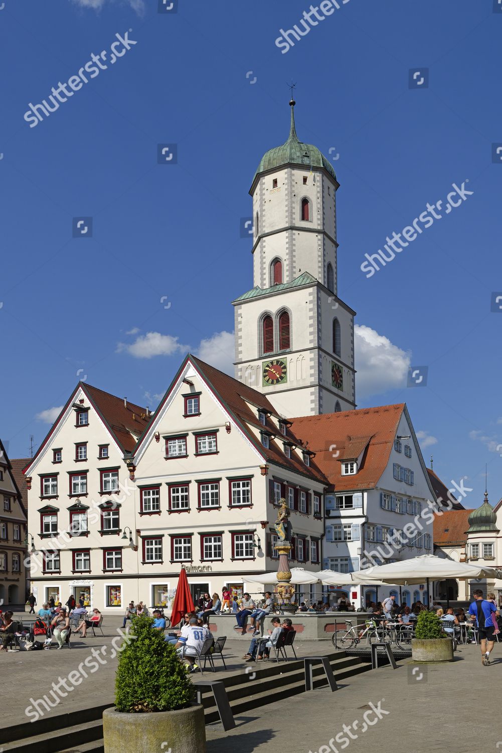Marktplatz Parish Church St Maria Martin Biberach Editorial Stock Photo Stock Image Shutterstock