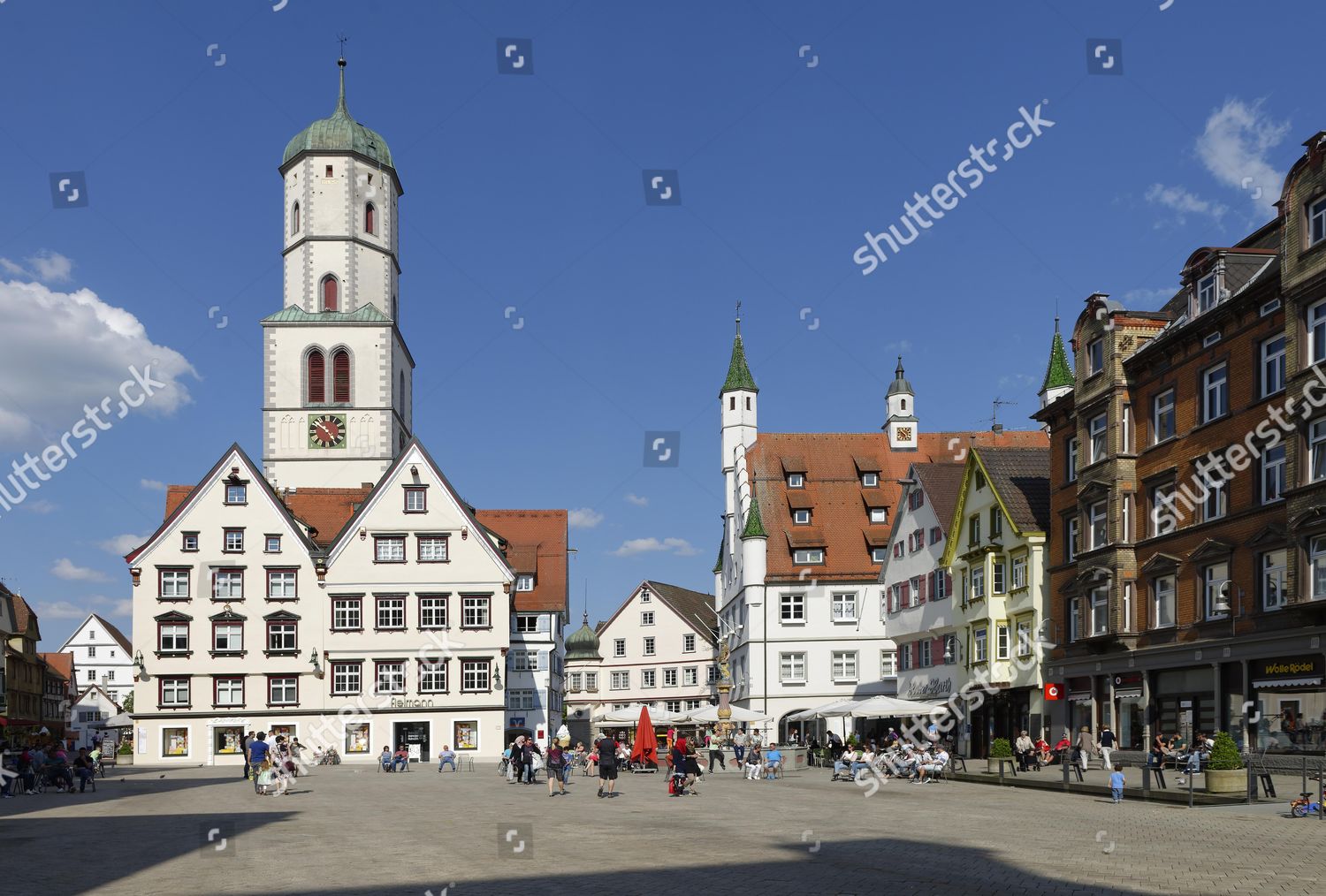 Marktplatz Parish Church St Maria Martin Biberach Editorial Stock Photo Stock Image Shutterstock