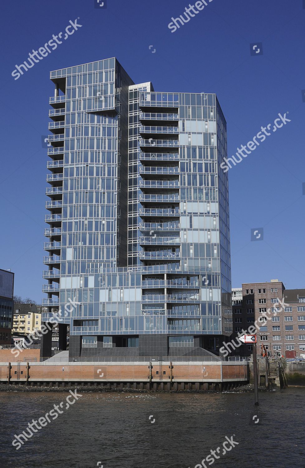 Highrise Office Building Port Hamburg Altona Editorial Stock Photo ...