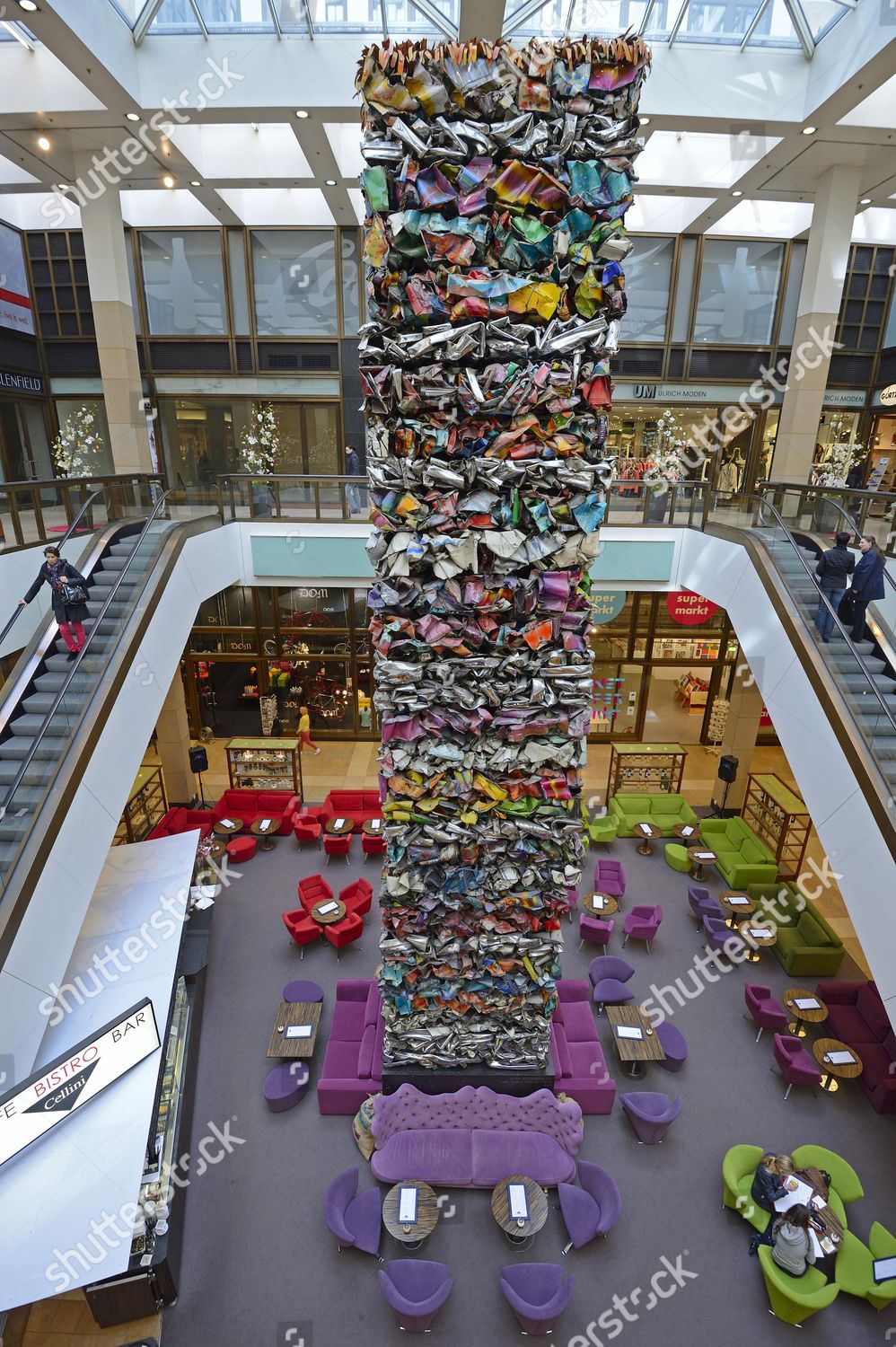 Atrium Noble Shopping Arcade Q Artwork Editorial Stock Photo - Stock ...