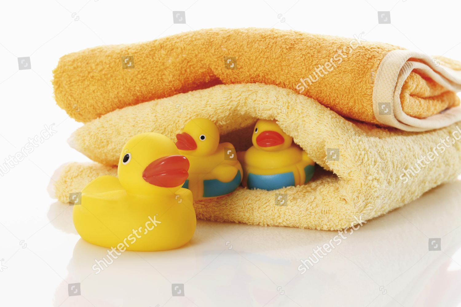 Rubber Ducks Towels Editorial Stock Photo Stock Image Shutterstock