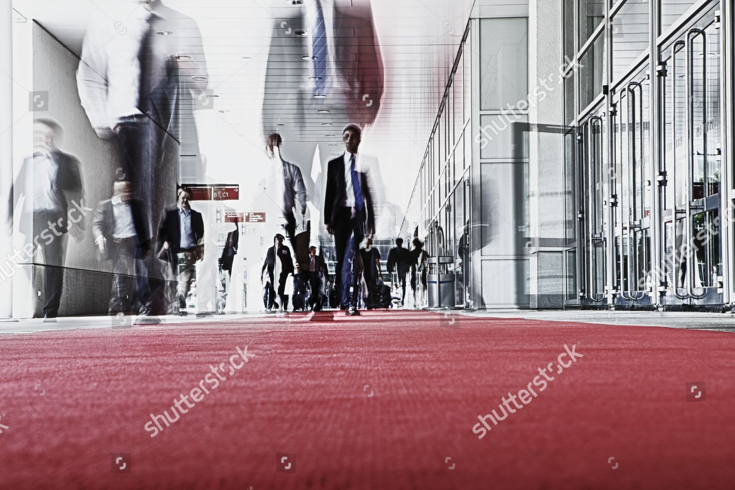 Business People Walking On Red Carpet Editorial Stock Photo - Stock ...