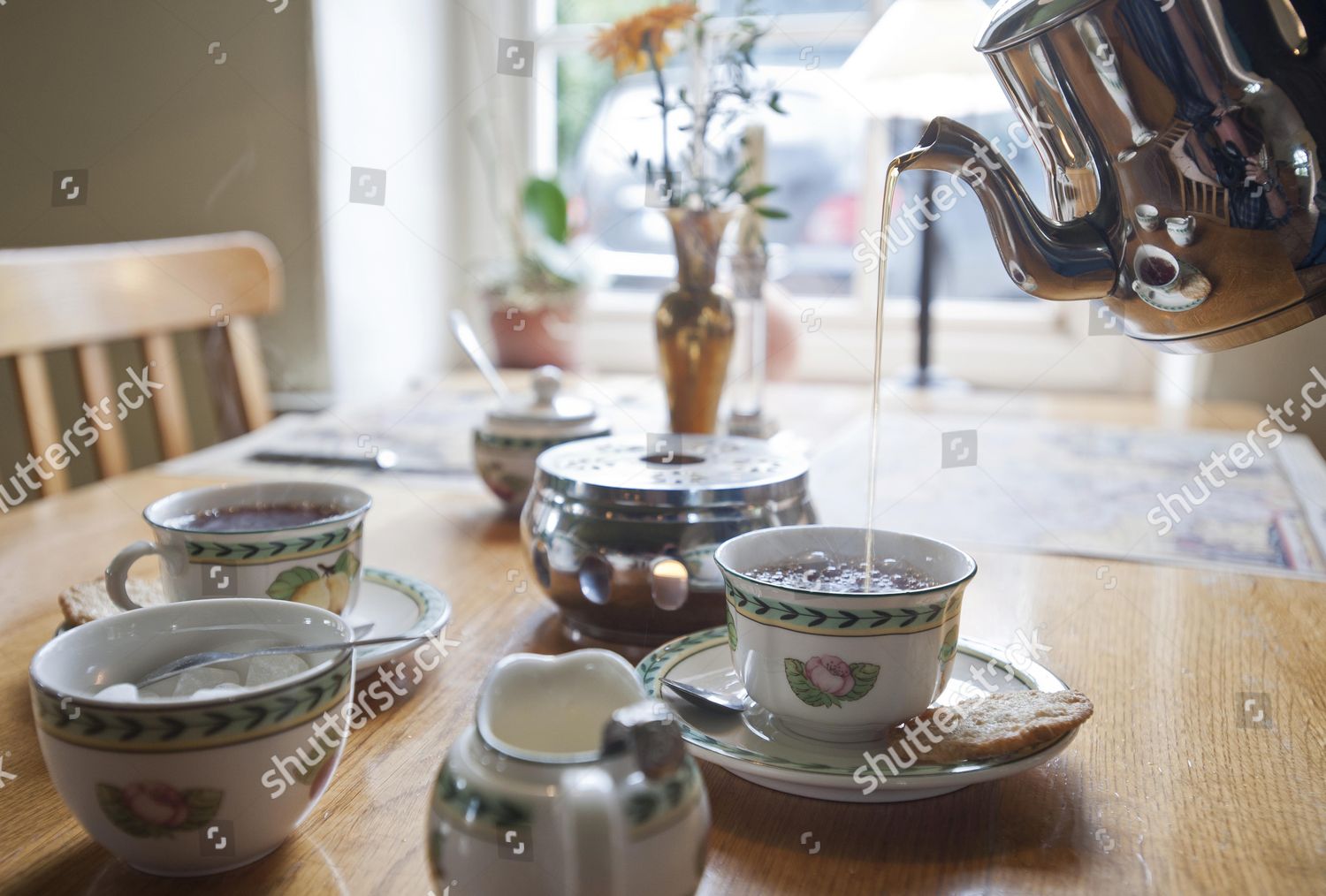 East Frisian Tea Ceremony Pilsum East Editorial Stock Photo - Stock ...