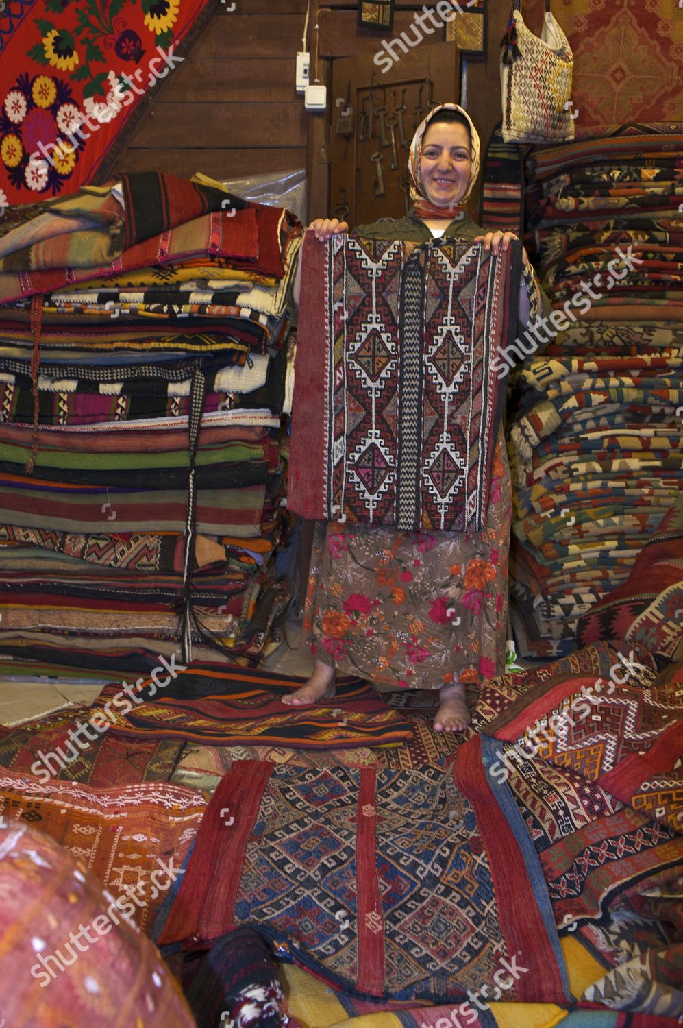 Carpet Seller Fethiye Turkish Aegean Coast Editorial Stock Photo