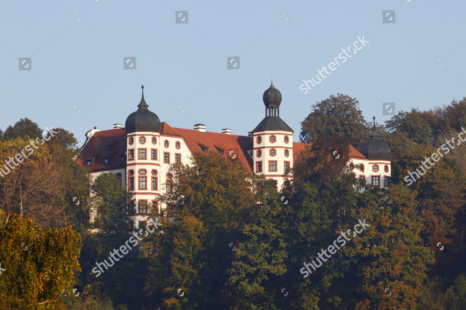 Schloss Eurasburg Castle Upper Bavaria Bavaria Editorial Stock Photo