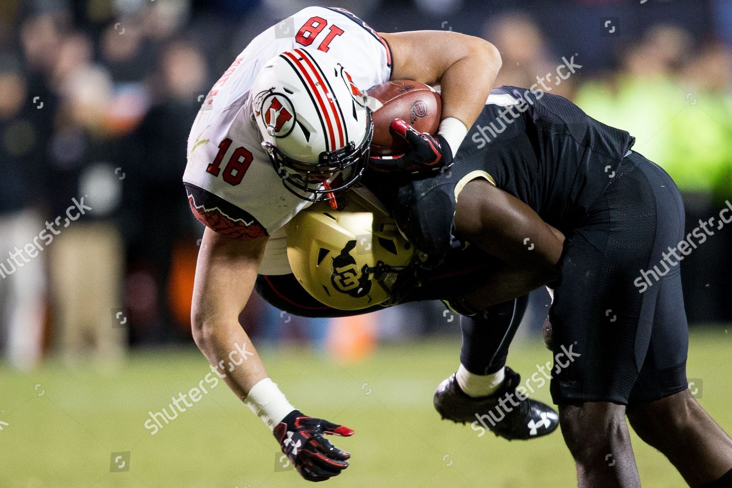 Utah Utes Tight End Evan Moeai Editorial Stock Photo - Stock Image ...