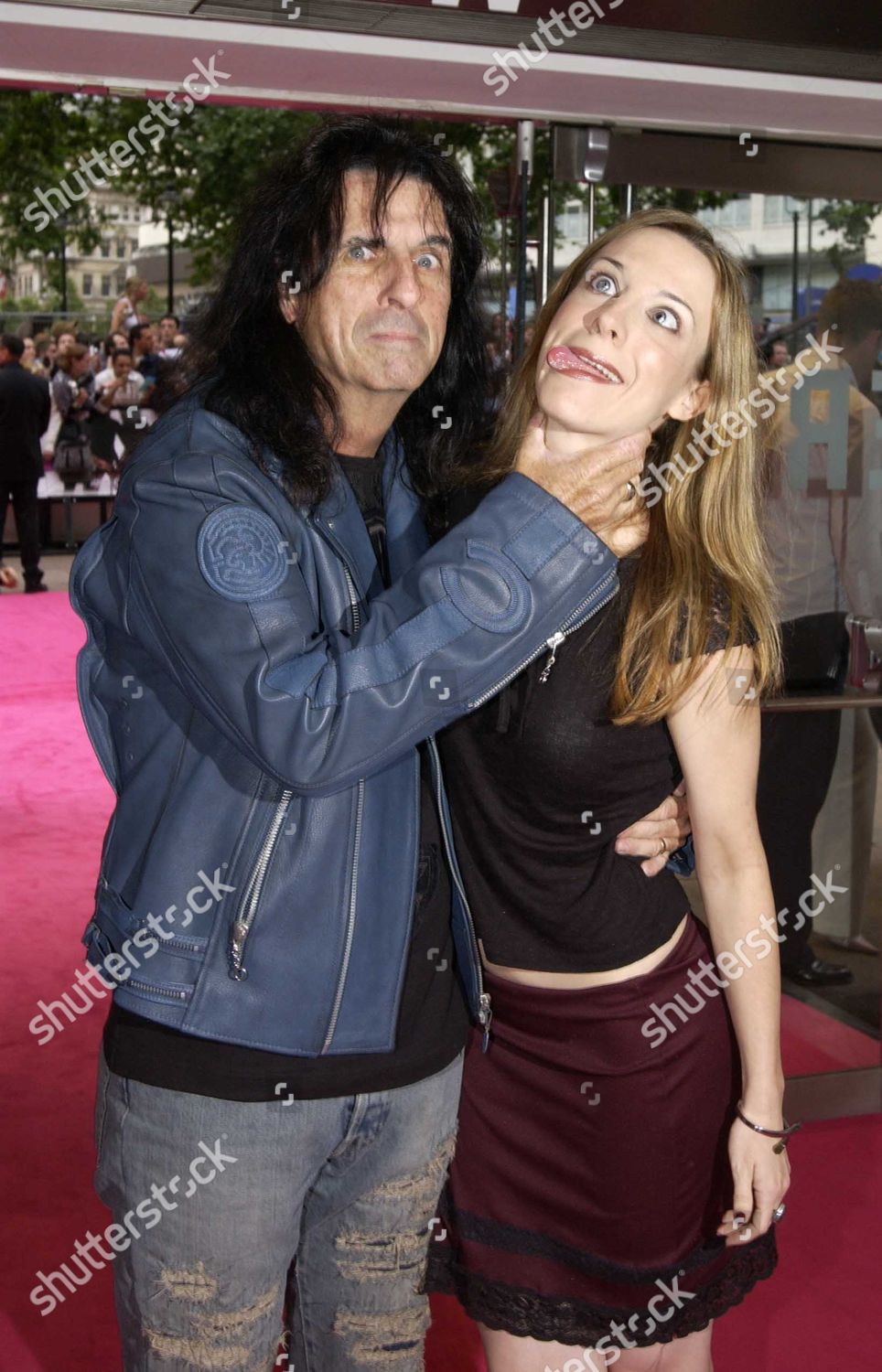 Alice Cooper His Daughter Calico Editorial Stock Photo - Stock Image