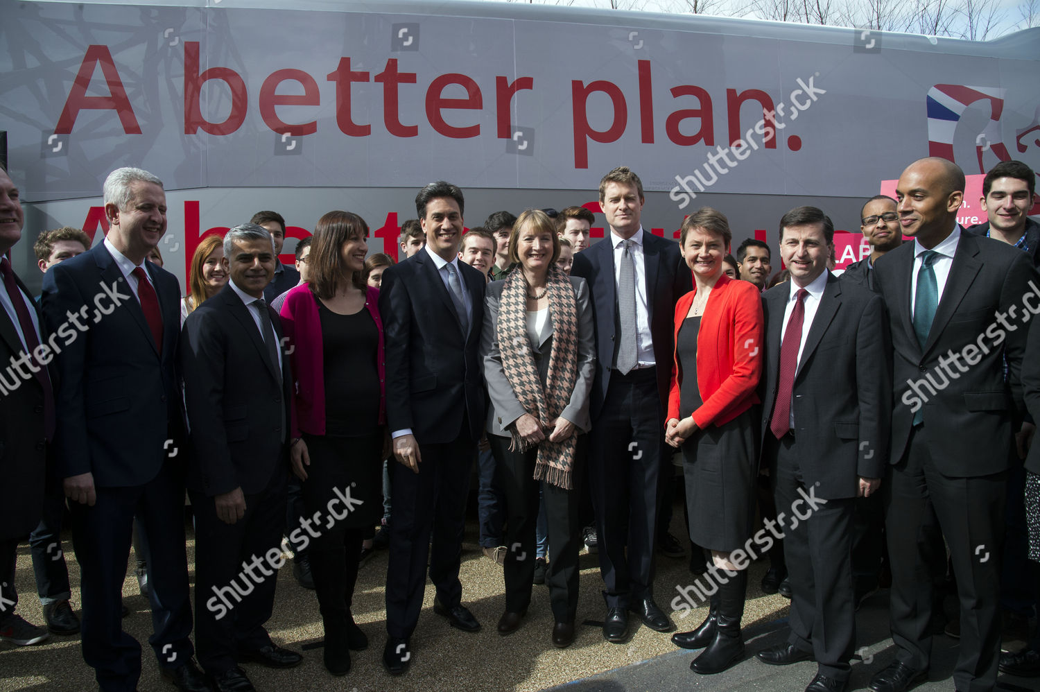 Ed Miliband His Labour Shadow Cabinet Unveiling Editorial Stock