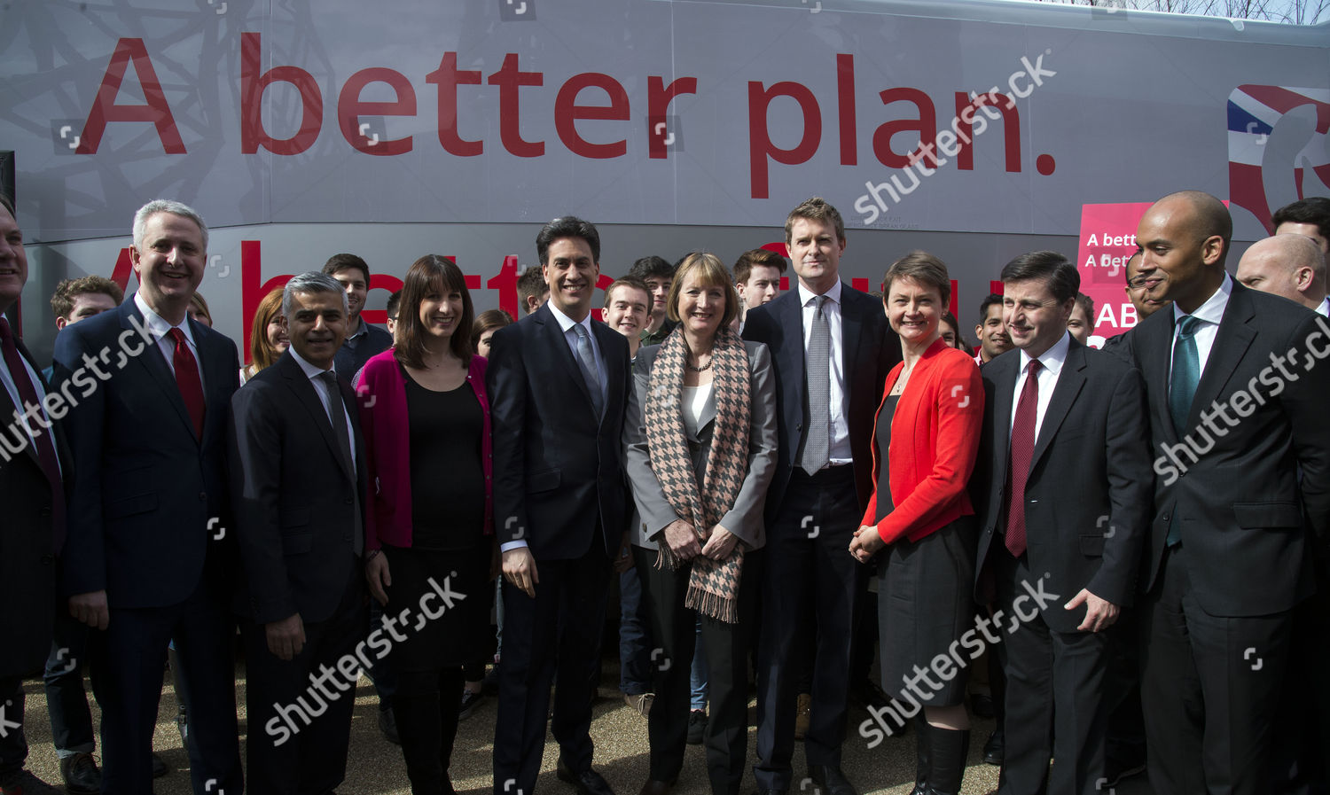 Ed Miliband His Labour Shadow Cabinet Unveiling Editorial Stock
