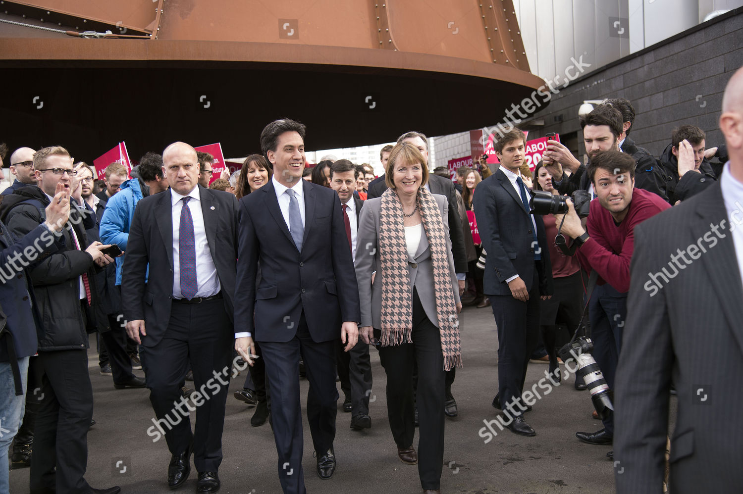 Ed Miliband His Labour Shadow Cabinet Unveiling Editorial Stock