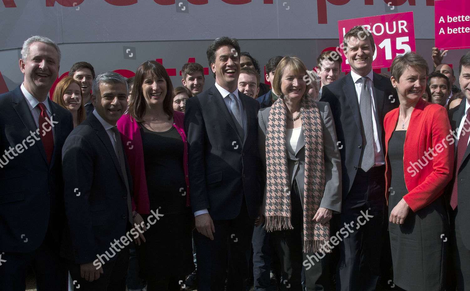 Ed Miliband His Labour Shadow Cabinet Unveiling Editorial Stock