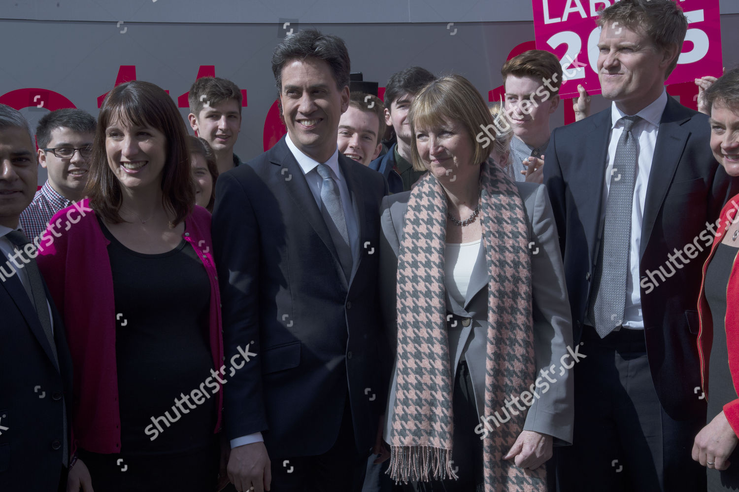Ed Miliband His Labour Shadow Cabinet Unveiling Editorial Stock