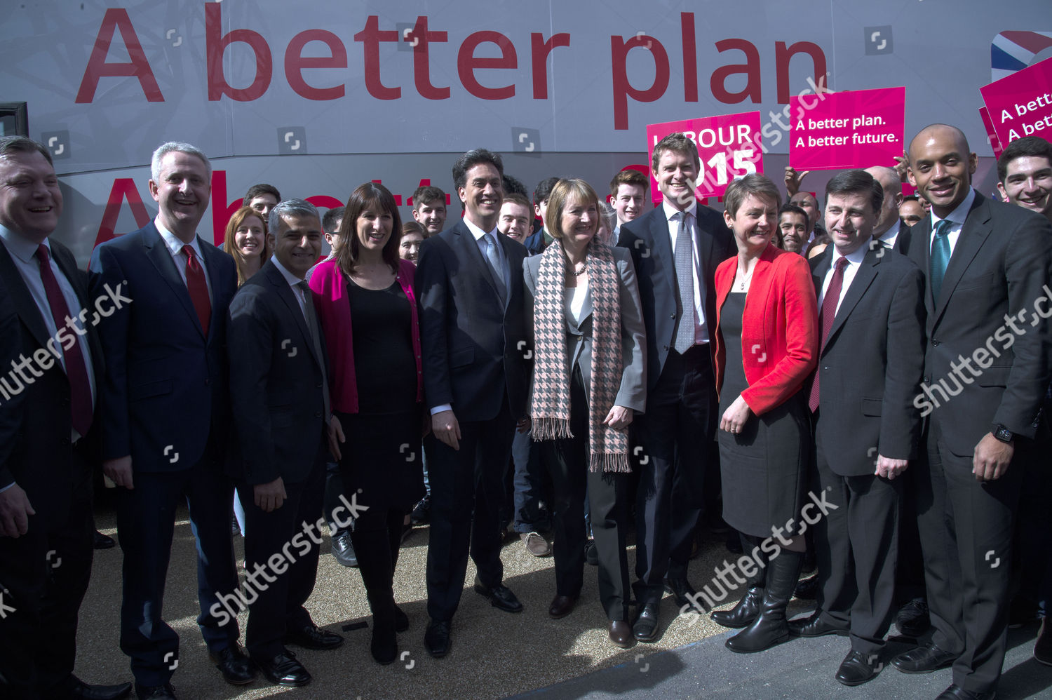 Ed Miliband His Labour Shadow Cabinet Unveiling Editorial Stock