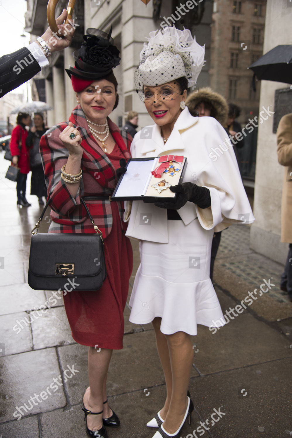 Dame Joan Collins Her Husband Percy Editorial Stock Photo Stock Image   Shutterstock 7531075aa 