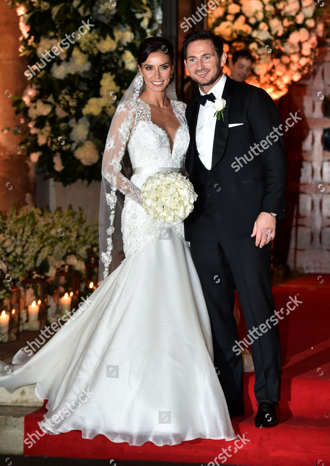 20 12 15 Wedding Frank Lampard Christine Editorial Stock Photo
