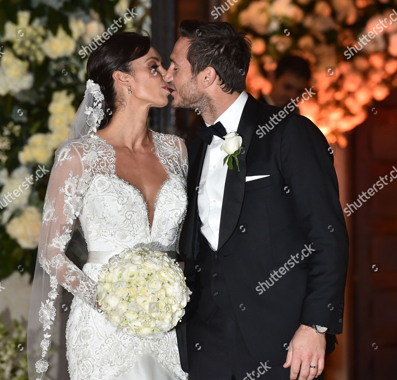 20 12 15 Wedding Frank Lampard Christine Editorial Stock Photo