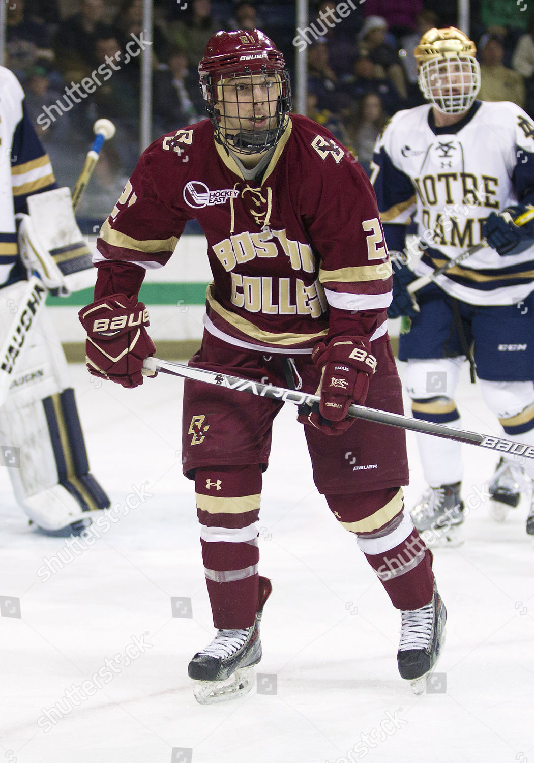 Boston College Forward Matthew Gaudreau 21 Editorial Stock Photo ...