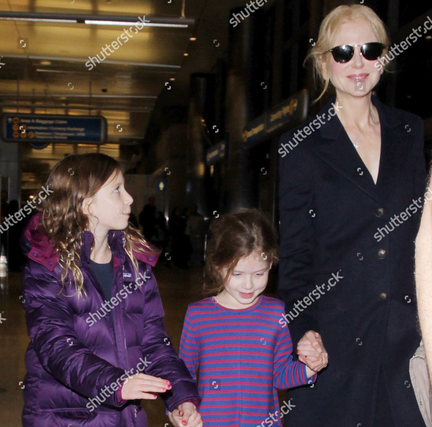 Nicole Kidman Daughters Faith Urban Sunday Editorial Stock Photo
