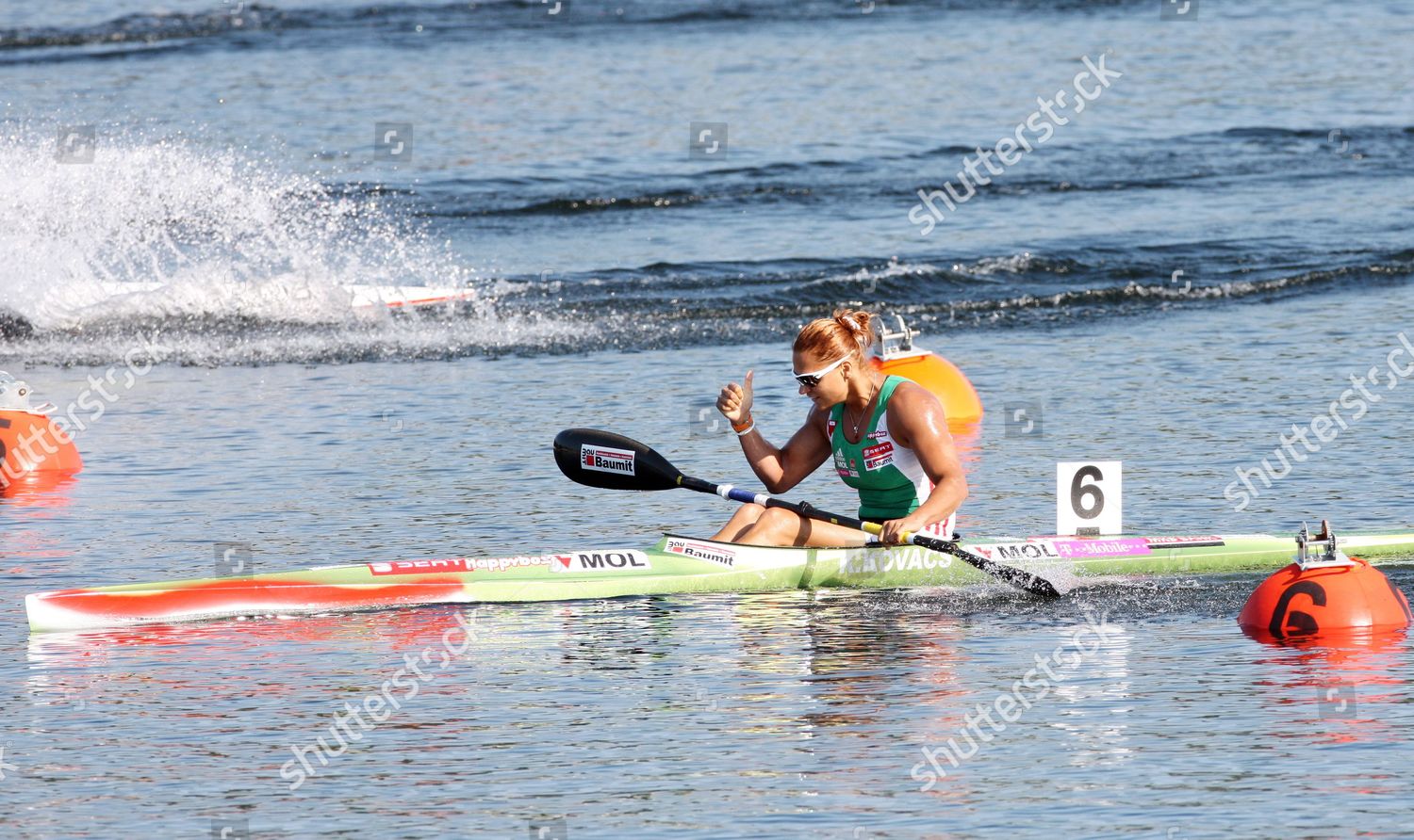 Katalin Kovacs Hungary Reacts Her Gold Editorial Stock Photo - Stock ...